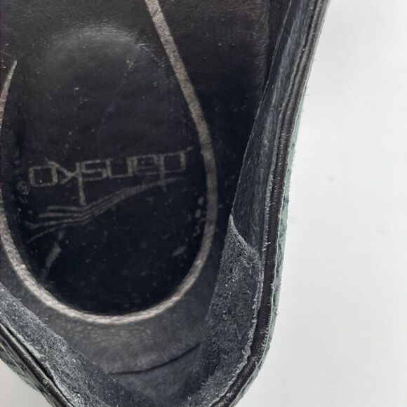 Dansko Olivia Green Snakeskin Leather Comfort Loafers Shoes EU 40 US 9.5-10 - Picture 5 of 9